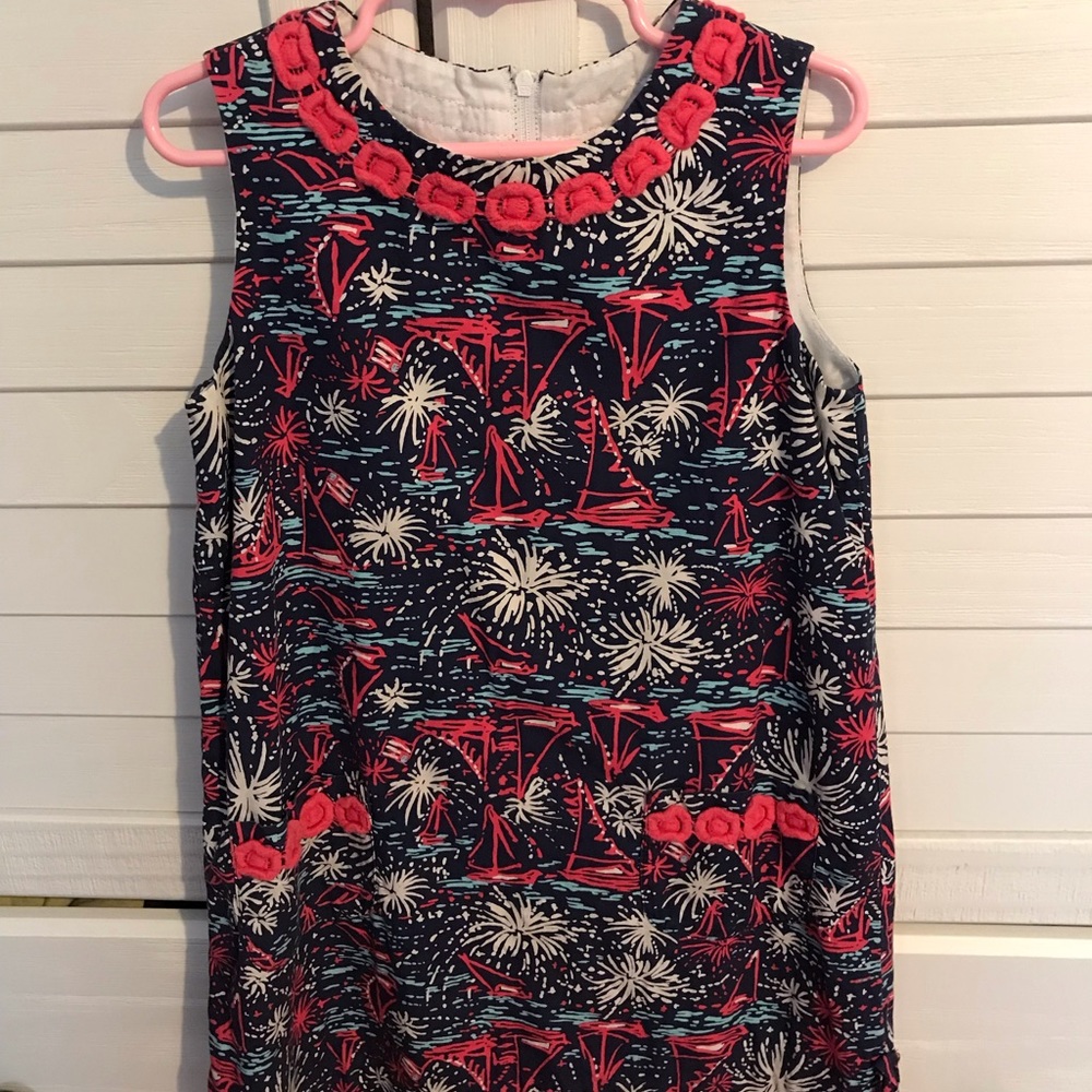 Lilly Pulitzer Size 6 Girls Sailboat/ Fireworks